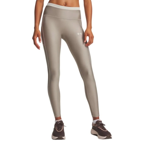 Under Armour Heatgear Novelty Legging Γυναικείο Κολάν Μπεζ