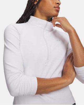 Under Armour Motion 1/2 Zip Γυναικεία Ζακέτα Λευκή