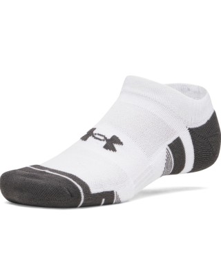 Under Armour New Perf Tech 3Pk Ns Κάλτσα Λευκή Under Armour New Perf Tech 3Pk Ns Κάλτσα Λευκή