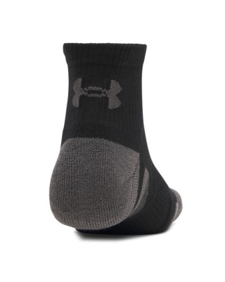 Under Armour New Perf Tech 3Pk Qtr Κάλτσα Μαύρη