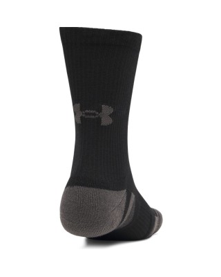Under Armour New Perf Tech 3Pk Crew Κάλτσα Μαύρη