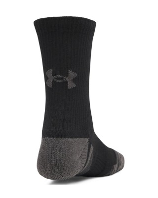 Under Armour New Y Perf Tech 3Pk Crw Ultimate Παιδική Κάλτσα Μαύρη