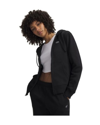 Under Armour Rival Fleece Fz Γυναικεία Ζακέτα Μαύρη Under Armour Rival Fleece Fz Γυναικεία Ζακέτα Μαύρη