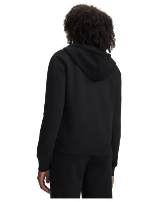 Under Armour Rival Fleece Fz Γυναικεία Ζακέτα Μαύρη