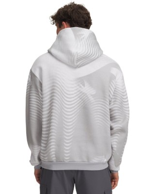 Under Armour Icon Fleece Printed Hd Ανδρική Μπλούζα Γκρι Under Armour Icon Fleece Printed Hd Ανδρική Μπλούζα Γκρι