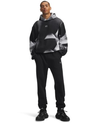 Under Armour Rival Flc Jogger Ultimate Ανδρικό Παντελόνι Μαύρο
