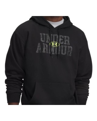 Under Armour Rival Flc Camo Fill Hdy Ανδρική Μπλούζα Μαύρη Under Armour Rival Flc Camo Fill Hdy Ανδρική Μπλούζα Μαύρη