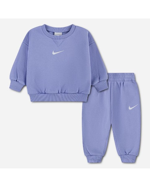 Nike Essential Fleece Crew Set Βρεφικό Σετ Φόρμας