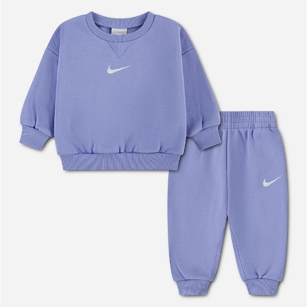 Nike Essential Fleece Crew Set Βρεφικό Σετ Φόρμας