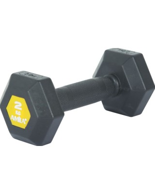Amila Aλτήρας Εξάγωνος Original Rubber H 2,0Kg Amila Aλτήρας Εξάγωνος Original Rubber H 2,0Kg