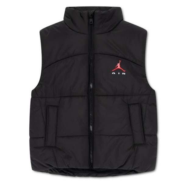 Jordan Jdn Puffer Vest Παιδικό Αμάνικο Μπουφάν Μαύρο