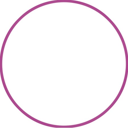 Amila Χούλα Χουπ HQ 80cm - Φ19mm - 330gr, Φούξια