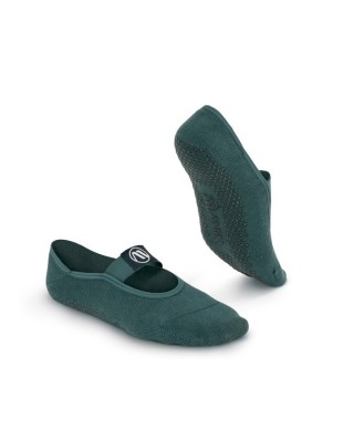 Amila Trinity Bellulu 35-38 Teal Green Γυναικείες Κάλτσες Pilates Yoga