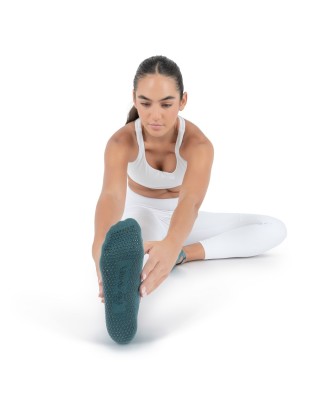 Amila Trinity Bellulu 35-38 Teal Green Γυναικείες Κάλτσες Pilates Yoga