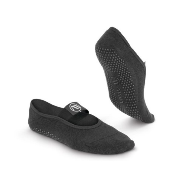Amila Trinity Bellulu 39-42 Graphite Γυναικείες Κάλτσες Pilates Yoga