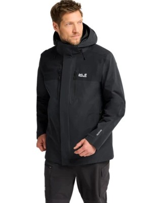 Jack Wolfskin Jasper Pro 2L Jkt M Ανδρικό Μπουφάν Μαύρο