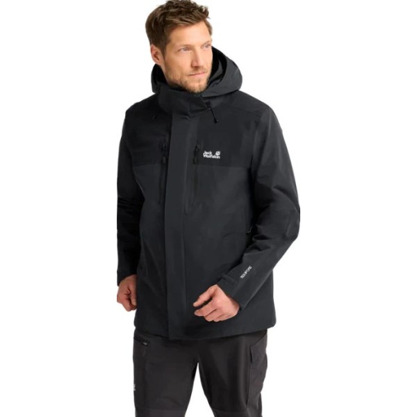 Jack Wolfskin Jasper Pro 2L Jkt M Ανδρικό Μπουφάν Μαύρο Jack Wolfskin Jasper Pro 2L Jkt M Ανδρικό Μπουφάν Μαύρο