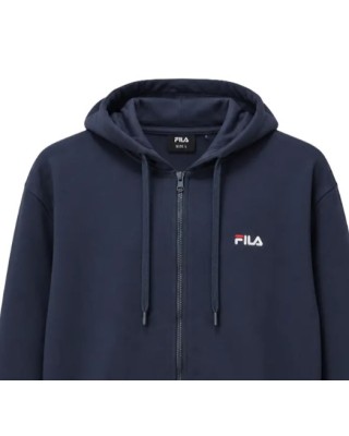 Fila Firox Brushed Fleece Hood Zip-Up Jacket Ανδρική Ζακέτα Μπλε Fila Firox Brushed Fleece Hood Zip-Up Jacket Ανδρική Ζακέτα Μπλε