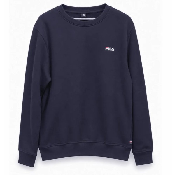 Fila Zelta Crew Neck Sweat Top Ανδρική Μπλούζα Μπλε