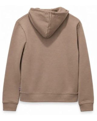 Fila Felia Brushed Fleece Hood Zip-Up Jacket Γυναικεία Ζακέτα Καφέ