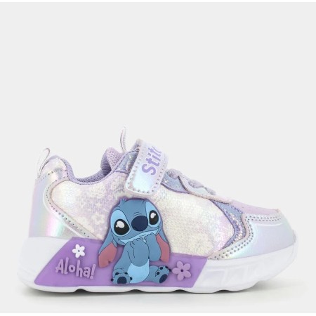 Disney Stitch Παπούτσι Με Φωτάκια Μωβ