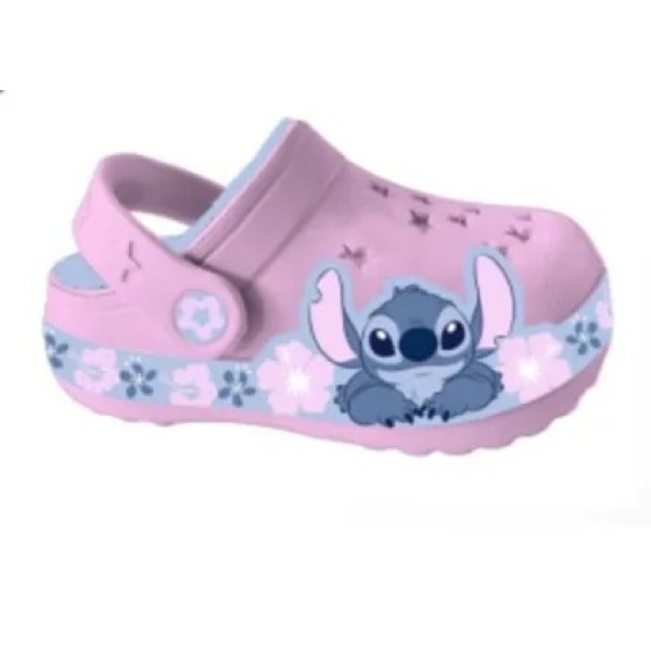 Disney Stitch Clog Παιδική Παντόφλα Ροζ Disney Stitch Clog Παιδική Παντόφλα Ροζ