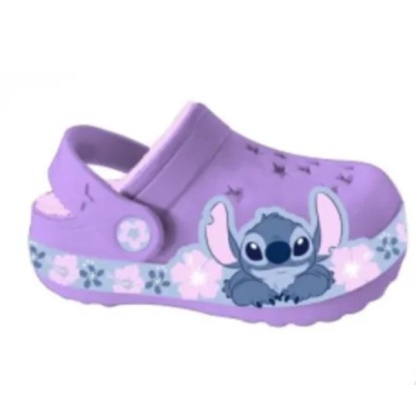 Disney Stitch Clog Παιδική Παντόφλα Μωβ