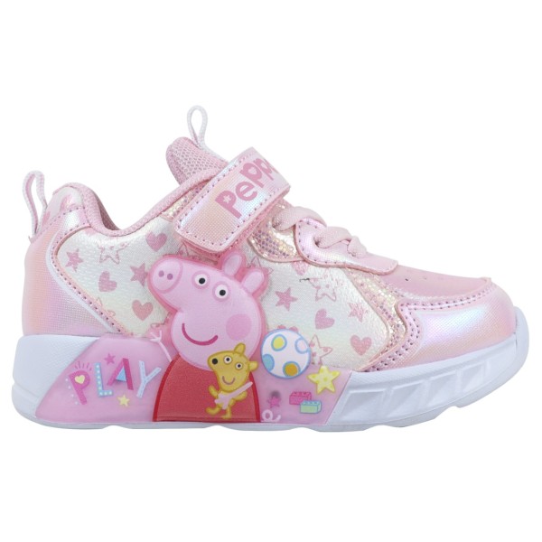 Disney Peppa Pig Παιδικό Παπούτσι Με Φωτάκια Ροζ