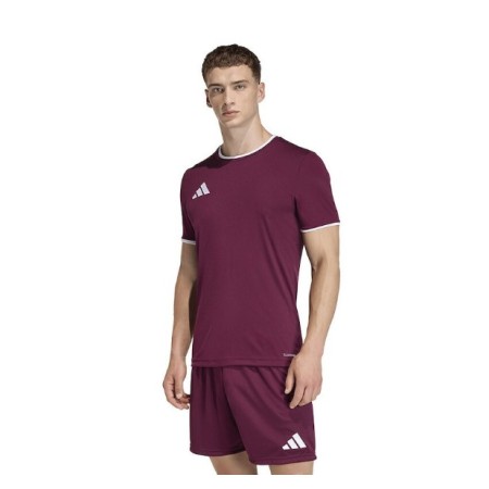 adidas Entrada 26 Jers Ανδρικό T-Shirt Μπορντώ