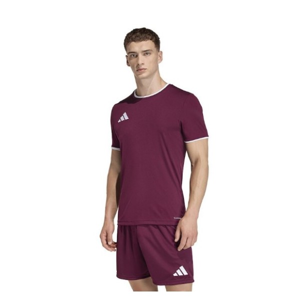 adidas Entrada 26 Jers Ανδρικό T-Shirt Μπορντώ adidas Entrada 26 Jers Ανδρικό T-Shirt Μπορντώ