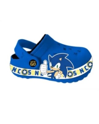Disney Sonic Clog Παιδική Παντόφλα Μπλε Disney Sonic Clog Παιδική Παντόφλα Μπλε