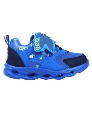 Disney Sonic The Hedgehog With Lights Μπλε Παπούτσια Με Φωτάκια