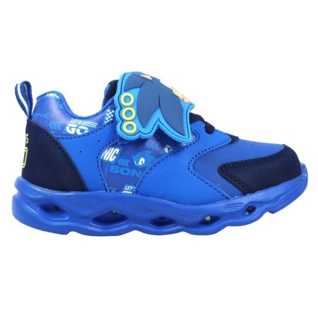 Disney Sonic The Hedgehog With Lights Μπλε Παπούτσια Με Φωτάκια